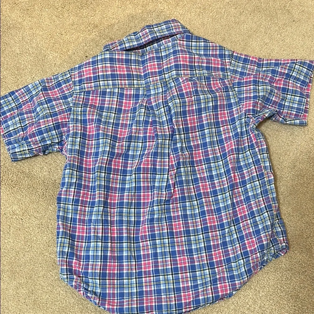 Ralph Lauren‎ Blue and Red Button Down Shirt Classic Plaid